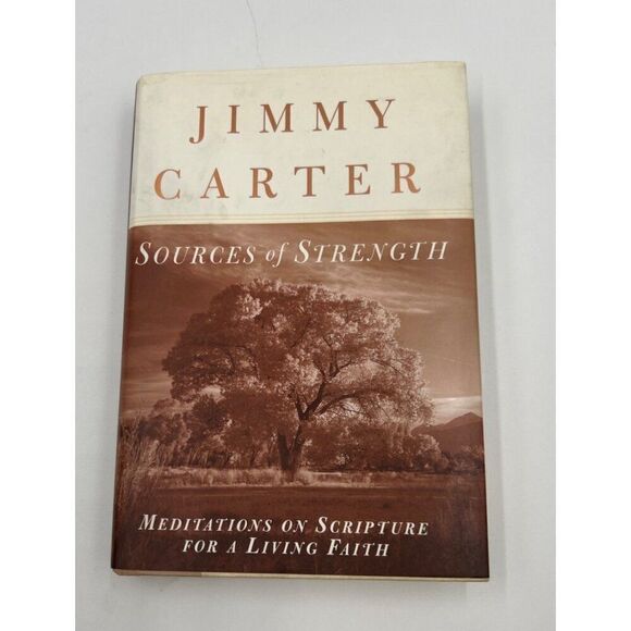 President Jimmy Carter Signed Book Sources Of Strength 1st Edition Hardback JSA - Picture 2 of 10